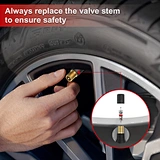 TR412 Brass Stem EPDM Rubber Snap-in Short Tire Valve Stem